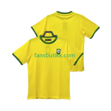 Fotballdrakt Brasil 1970 Retro Hjemmetrøye Kortermet